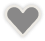 Grey heart, Remove from wishlist icon